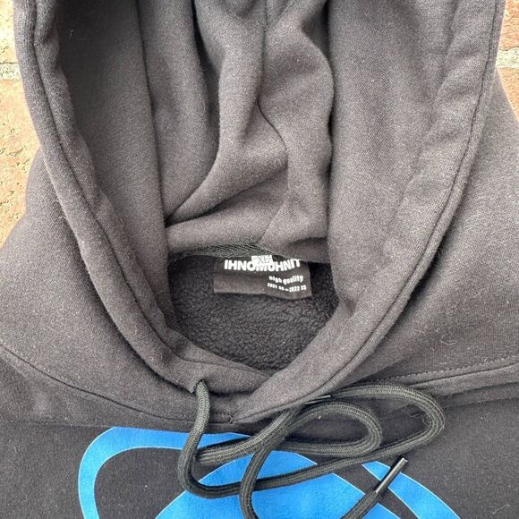 Ih Nom Uh Nit Ecstasy Hoodie Black XL Internet Explorer Y2K Streetwear - Picture 2 of 3